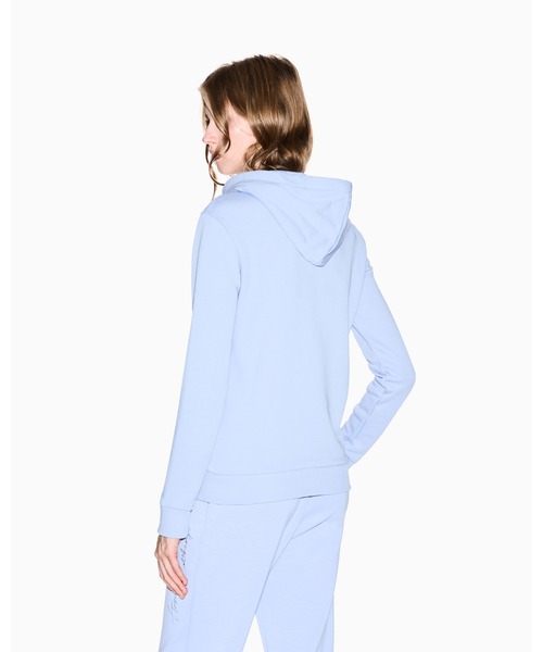 ARMANI EXCHANGE（アルマーニエクスチェンジ）の「【A|X アルマーニ エクスチェンジ】ストーンロゴ フーデッドスウェットプルオーバー（スウェット・レディース・ブラック/スカイブルー/ホワイト・MEDIUM/SMALL/X-SMALL/LARGE/X-LARGE）」の15枚目の写真