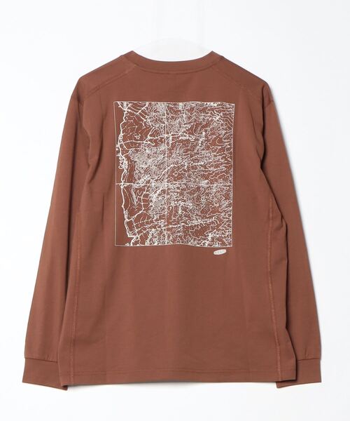 KEEN(キーン)の「HARVEST PRINT LS TEE / ハーベスト プリント ロングスリーブ ティー(Tシャツ/カットソー・レディース・チョコ・S/M/L/XL)」の2枚目の写真