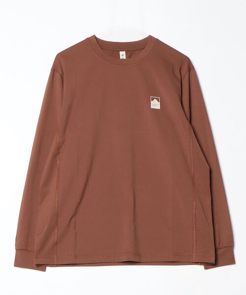 KEEN(キーン)の「HARVEST PRINT LS TEE / ハーベスト プリント ロングスリーブ ティー(Tシャツ/カットソー・レディース・チョコ・S/M/L/XL)」の6枚目の写真