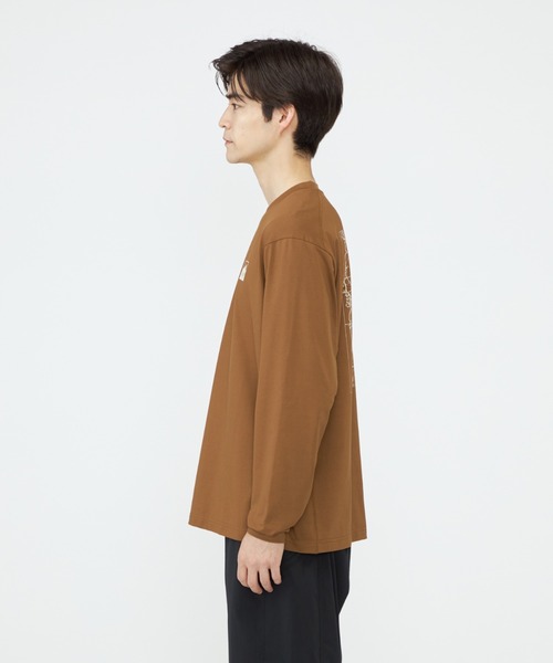 KEEN(キーン)の「HARVEST PRINT LS TEE / ハーベスト プリント ロングスリーブ ティー(Tシャツ/カットソー・レディース・チョコ・S/M/L/XL)」の3枚目の写真