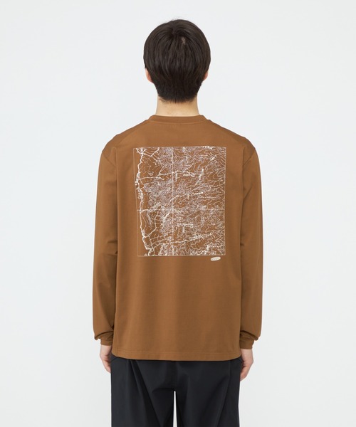 KEEN(キーン)の「HARVEST PRINT LS TEE / ハーベスト プリント ロングスリーブ ティー(Tシャツ/カットソー・レディース・チョコ・S/M/L/XL)」の4枚目の写真