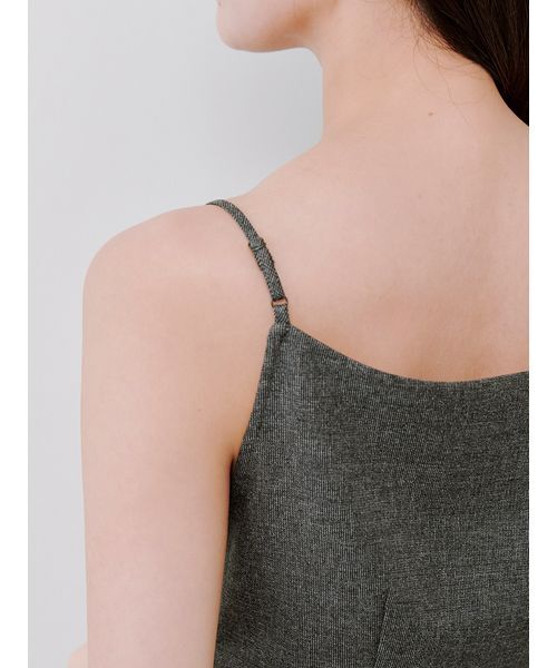 SNIDEL(スナイデル)の「Sustainableキャミベストトップス(キャミソール・レディース・グレー/ブラウン/ネイビー・0/1)」の13枚目の写真