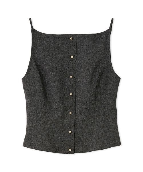 SNIDEL(スナイデル)の「Sustainableキャミベストトップス(キャミソール・レディース・グレー/ブラウン/ネイビー・0/1)」の17枚目の写真