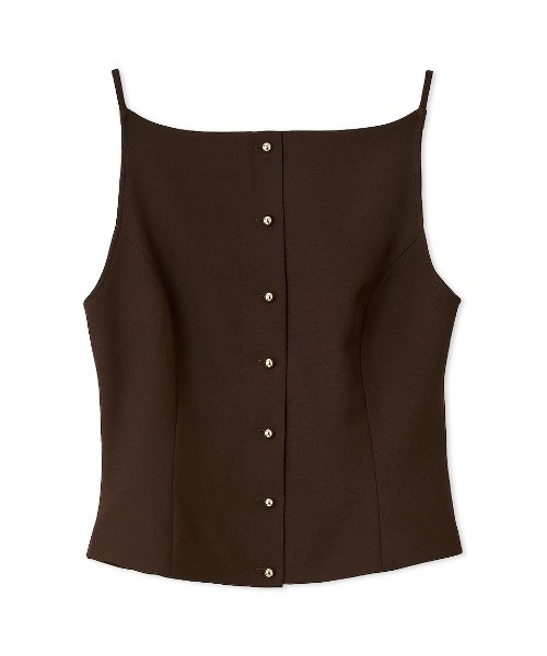 SNIDEL(スナイデル)の「Sustainableキャミベストトップス(キャミソール・レディース・グレー/ブラウン/ネイビー・0/1)」の21枚目の写真