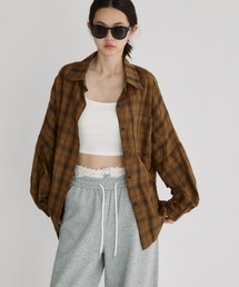 duei | オーバーサイズチェックルーズシャツ(シャツ/ブラウス)