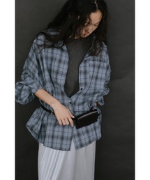 duei | オーバーサイズチェックルーズシャツ(シャツ/ブラウス)
