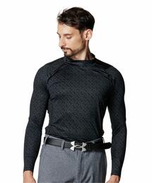 UNDER ARMOUR（アンダーアーマー）の「UAヒートギア フィッティド ノベルティ ロングスリーブ モックネック シャツ（ゴルフ/メンズ）（Tシャツ/カットソー）」