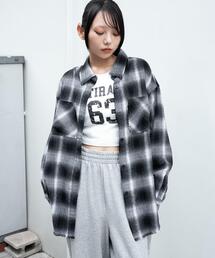 WEGO | WEGO/【25年秋冬新作】チェックBIGネルシャツ(シャツ/ブラウス)