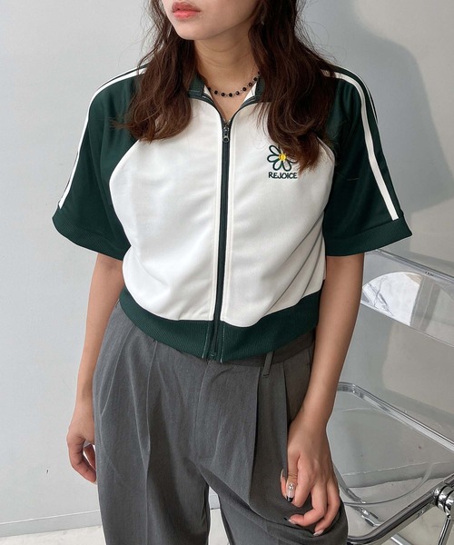 アズノゥアズ　ジャケット AS KNOW AS plus（アズノゥアズプラス）の「◎ワンポイント楕円