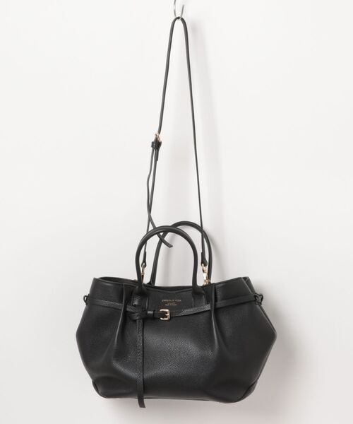 CHRISTIAN VILLA(クリスチャンヴィラ)の「【CHRISTIAN VILLA】シュリンクレザーハンドバッグ(Q56367)(ハンドバッグ・レディース・ダークブラウン/ブラック・ALL)」の10枚目の写真