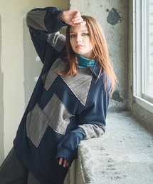 Casper John（キャスパージョン）の「Patchwork skipper sweat/パッチワークスキッパースウェット（スウェット）」