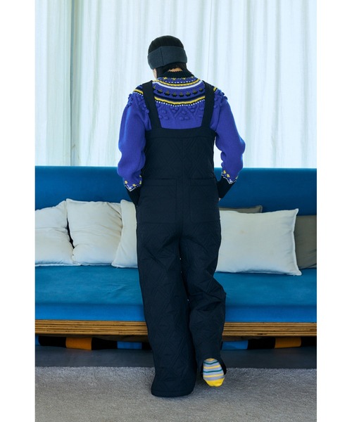 WaterRepellentストレッチ キルトサロペット（サロペット