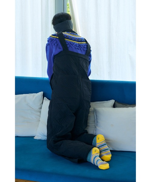 WaterRepellentストレッチ キルトサロペット（サロペット