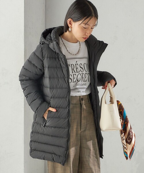 Pyrenex(ピレネックス)の「【SHIPS別注】PYRENEX:SPOUTNIC LONG SOFT(ダウンジャケット/コート・レディース・ブラック/ネイビー・38/40)」の9枚目の写真