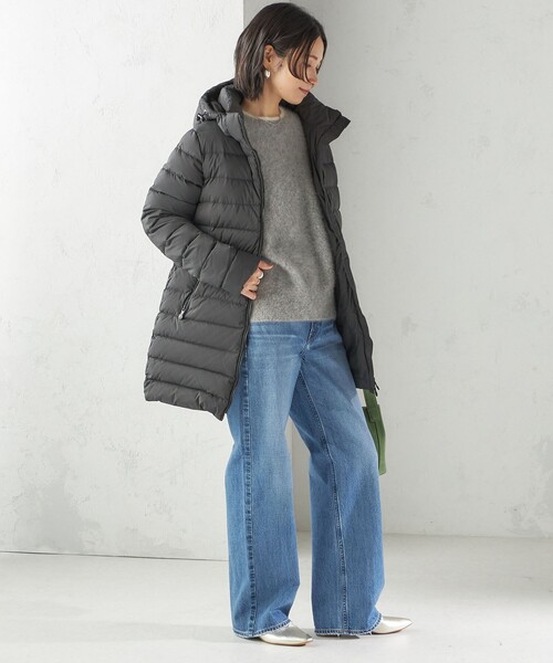 Pyrenex(ピレネックス)の「【SHIPS別注】PYRENEX:SPOUTNIC LONG SOFT(ダウンジャケット/コート・レディース・ブラック/ネイビー・38/40)」の14枚目の写真