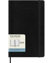 MOLESKINE(XL)2026N 1n܂ 12 }X[ _CA[ [WTCY (13cm×c21cm) \tgJo[ ubN(蒠/)