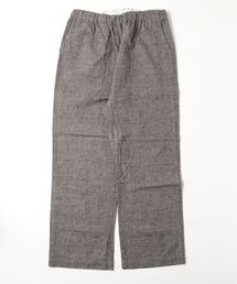 綿麻チェックパンツ