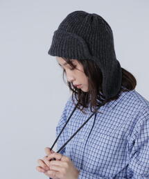 FREE'S MART | ◆リブニットフライト帽(ニットキャップ/ビーニー)