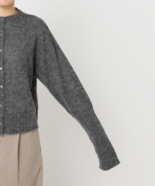 CITYSHOP（シティーショップ）の「LONG LONG SLEEVE カーディガン：ニット（ニット/セーター・レディース・グレー/レッド・FREE）」の15枚目の写真