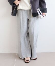 le.coeur blanc | 《手洗い可能》イージーワイドスウェットパンツ(スウェットパンツ)