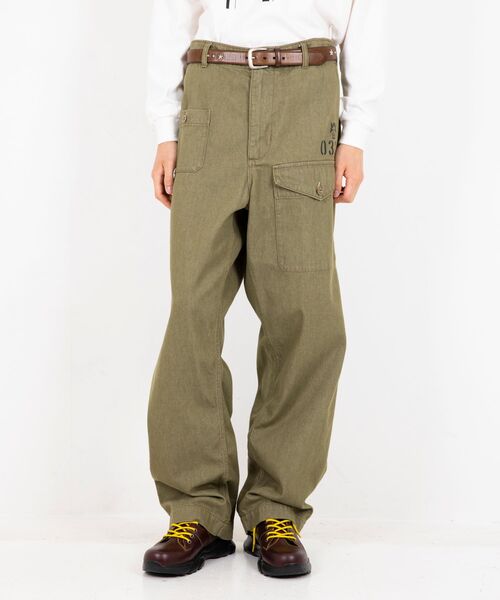 HYSTERIC GLAMOUR(ヒステリックグラマー)の「HYSTERIC 0321 トラウザーパンツ(その他パンツ・メンズ・ダークインディゴブルー/グリーン/ブラック・SMALL/MEDIUM/LARGE)」の12枚目の写真