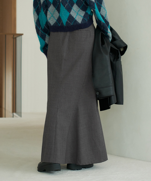 plage（プラージュ）の「Back flare スカート（スカート・レディース・チャコールグレー/ブラウン・38/36/34）」の20枚目の写真