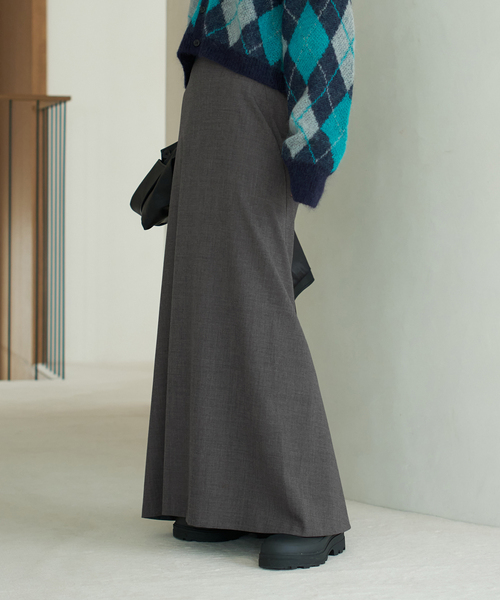 plage（プラージュ）の「Back flare スカート（スカート・レディース・チャコールグレー/ブラウン・38/36/34）」の22枚目の写真