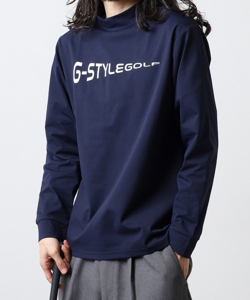 FUNALIVE(ファンアライブ)の「モックネック ロゴ 長袖 プリントTシャツ(Tシャツ/カットソー・メンズ・チャコールグレー/ホワイト/ネイビー/ブラック・L/LL/M)」の17枚目の写真