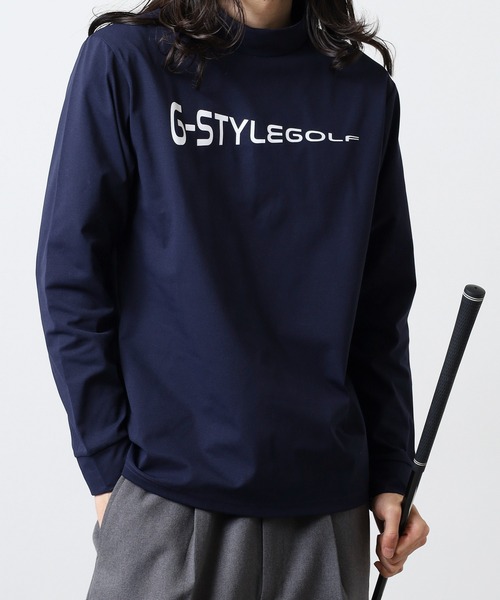 FUNALIVE(ファンアライブ)の「モックネック ロゴ 長袖 プリントTシャツ(Tシャツ/カットソー・メンズ・チャコールグレー/ホワイト/ネイビー/ブラック・L/LL/M)」の19枚目の写真