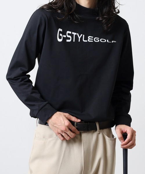FUNALIVE(ファンアライブ)の「モックネック ロゴ 長袖 プリントTシャツ(Tシャツ/カットソー・メンズ・チャコールグレー/ホワイト/ネイビー/ブラック・L/LL/M)」の11枚目の写真