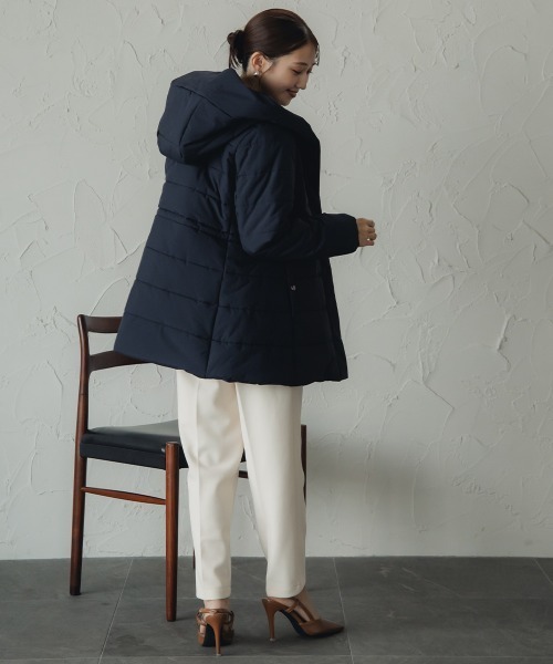 Petitjo（プッチージョ）の「小さいサイズ　裏トリコットジャケット　低身長さん・小柄女性（その他アウター・レディース・ネイビー/ブラック・PSS/PL/PM/PS）」の16枚目の写真