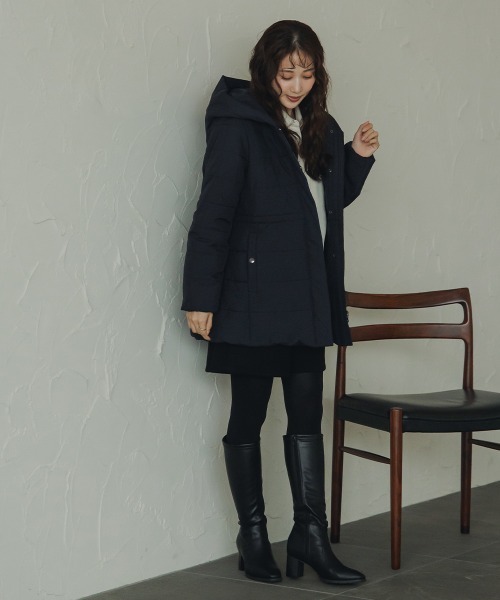 Petitjo（プッチージョ）の「小さいサイズ　裏トリコットジャケット　低身長さん・小柄女性（その他アウター・レディース・ネイビー/ブラック・PSS/PL/PM/PS）」の4枚目の写真