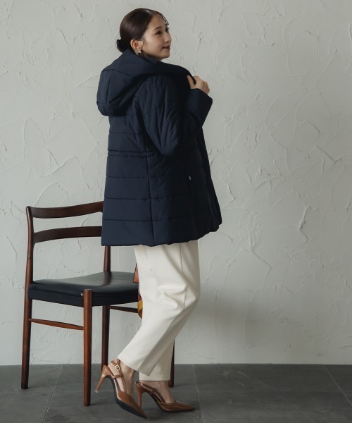 Petitjo（プッチージョ）の「小さいサイズ　裏トリコットジャケット　低身長さん・小柄女性（その他アウター・レディース・ネイビー/ブラック・PSS/PL/PM/PS）」の17枚目の写真