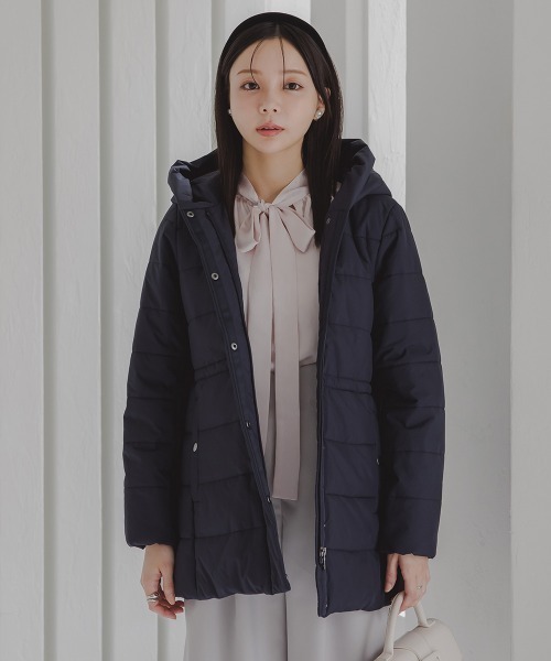 Petitjo（プッチージョ）の「小さいサイズ　裏トリコットジャケット　低身長さん・小柄女性（その他アウター・レディース・ネイビー/ブラック・PSS/PL/PM/PS）」の18枚目の写真