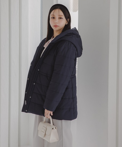 Petitjo（プッチージョ）の「小さいサイズ　裏トリコットジャケット　低身長さん・小柄女性（その他アウター・レディース・ネイビー/ブラック・PSS/PL/PM/PS）」の19枚目の写真