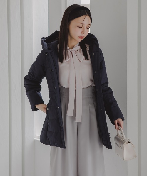 Petitjo（プッチージョ）の「小さいサイズ　裏トリコットジャケット　低身長さん・小柄女性（その他アウター・レディース・ネイビー/ブラック・PSS/PL/PM/PS）」の21枚目の写真