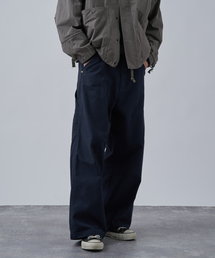 【PLANET OF EARTH】フェード加工 ペインターワイドパンツ