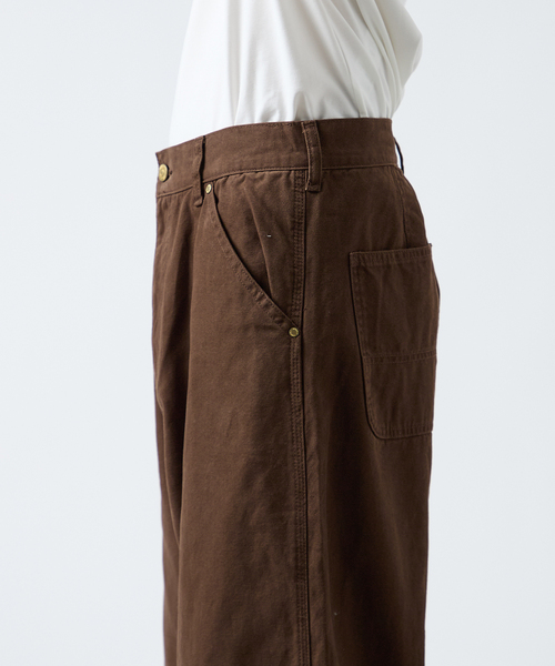 B.C STOCK（ベーセーストック）の「【PLANET OF EARTH】フェード加工 ペインターワイドパンツ（その他パンツ・メンズ・ブラウン/ホワイト系その他/ネイビー・LARGE/MEDIUM/XX-LARGE）」の20枚目の写真