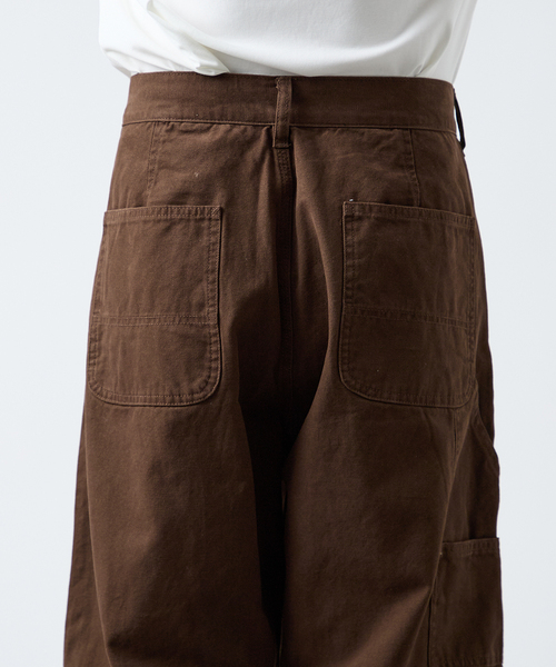 B.C STOCK（ベーセーストック）の「【PLANET OF EARTH】フェード加工 ペインターワイドパンツ（その他パンツ・メンズ・ブラウン/ホワイト系その他/ネイビー・LARGE/MEDIUM/XX-LARGE）」の21枚目の写真