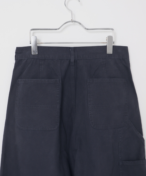 B.C STOCK（ベーセーストック）の「【PLANET OF EARTH】フェード加工 ペインターワイドパンツ（その他パンツ・メンズ・ブラウン/ホワイト系その他/ネイビー・LARGE/MEDIUM/XX-LARGE）」の5枚目の写真