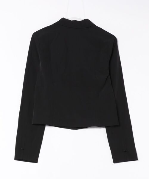Kijun（キジュン）の「Kijun/キジュン/Corsage Shirring Shirt（シャツ/ブラウス・レディース・ブラック・M/S）」の2枚目の写真