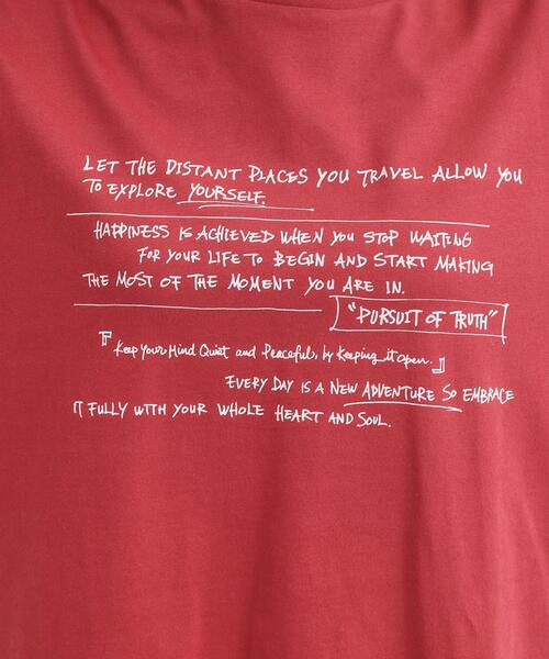 SHOO・LA・RUE（シューラルー）の「【S-LL/選べる7柄】グラフィックアソート ベーシックロンT【CIRCRIC】（Tシャツ/カットソー・レディース・ホワイト系5/ピンク系/ベージュ系その他4/ダークブラウン系5/ブラック系/ホワイト系7/オレンジ系その他5/グレー系その他3/チャコール/ホワイト系2/ホワイト系1/イエロー系その他7/ブルー系その他7/ベージュ系その他5・03/04/02/01）」の16枚目の写真