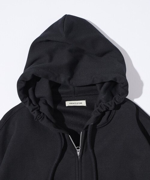 FREAK'S STORE（フリークスストア）の「限定展開 リラックスフィット ボンディング ジップアップ パーカー（パーカー・メンズ・ブラック/チャコールグレー/グレー・MEDIUM/LARGE/SMALL）」の12枚目の写真