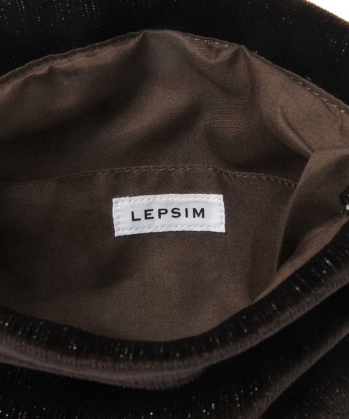 LEPSIM(レプシィム)の「ベロアフリンジ巾着 586614(ショルダーバッグ・レディース・ブルー/ブラック/ブラウン・ONE SIZE)」の15枚目の写真