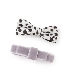 petit main | リボンヘアクリップ 2P(その他ヘアアクセサリー)