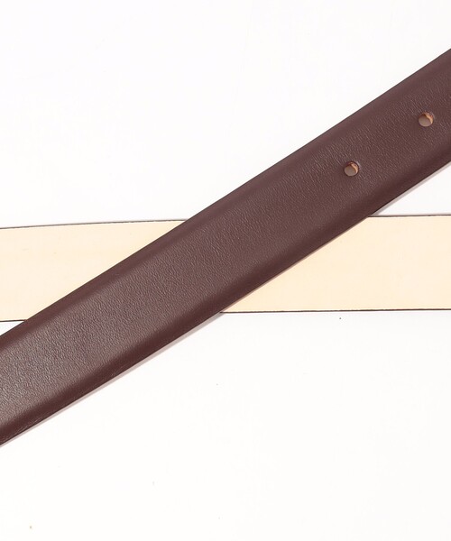 MANUELA（マヌエラ）の「MANUELA レザーベルト（ベルト・レディース・ボルドー・FREE）」の4枚目の写真
