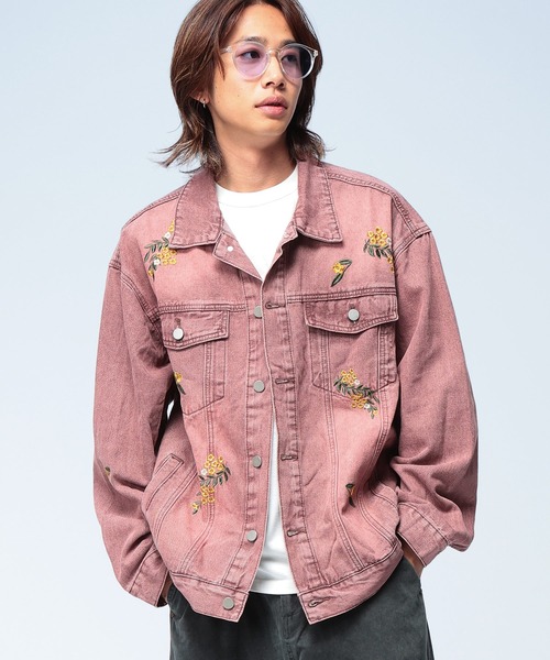 セール】WOODENDOLL フラワー刺繍デニムGジャン（デニムジャケット