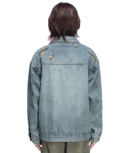 セール】WOODENDOLL フラワー刺繍デニムGジャン（デニムジャケット