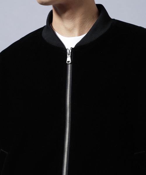 ベロア MA-1（MA-1）｜NANO universe（ナノユニバース）のファッション