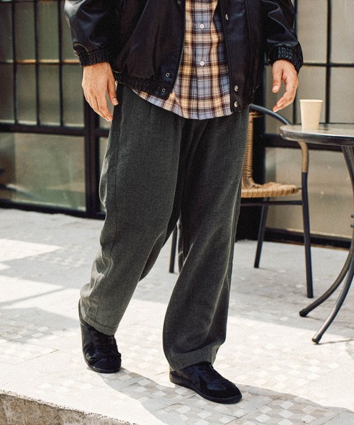 niko and...（ニコアンド）の「TRテーパードイージーパンツ（その他パンツ・メンズ・ブラック/グレー/ブラウン・MEDIUM/LARGE）」の6枚目の写真